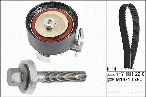 Autex 702841 Timing Belt Kit 702841: Buy near me in Poland at 2407.PL - Good price!