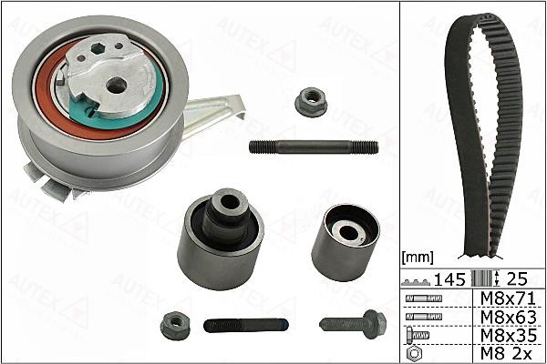 Autex 702845 Timing Belt Kit 702845: Buy near me in Poland at 2407.PL - Good price!
