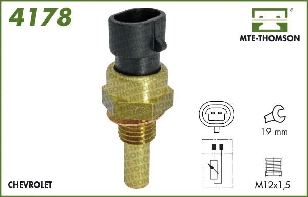 MTE-Thomson 4178 Sensor, coolant temperature 4178: Buy near me at 2407.PL in Poland at an Affordable price!