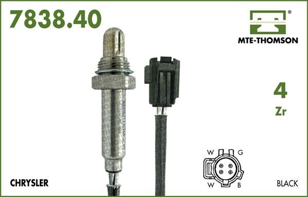 MTE-Thomson 7838.40.030 Lambda Sensor 783840030: Buy near me in Poland at 2407.PL - Good price!