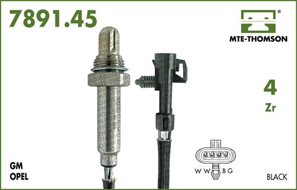 MTE-Thomson 7891.45.030 Lambda Sensor 789145030: Buy near me in Poland at 2407.PL - Good price!