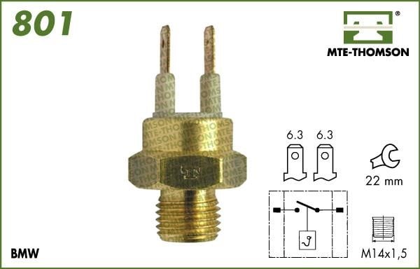 MTE-Thomson 801.95/90 Temperature Switch, coolant warning lamp 8019590: Buy near me in Poland at 2407.PL - Good price!