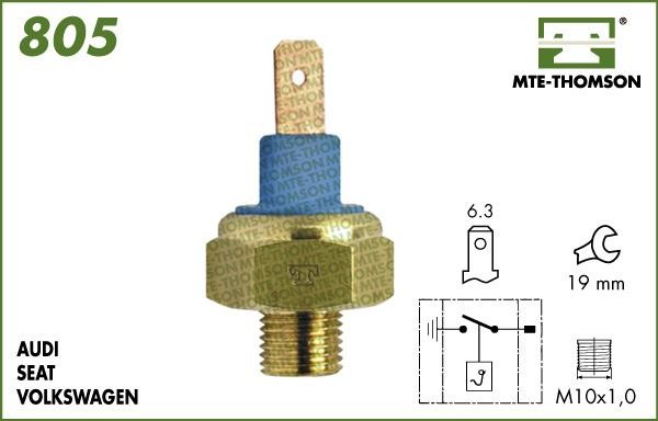 MTE-Thomson 805.110 Temperature Switch, coolant warning lamp 805110: Buy near me in Poland at 2407.PL - Good price!