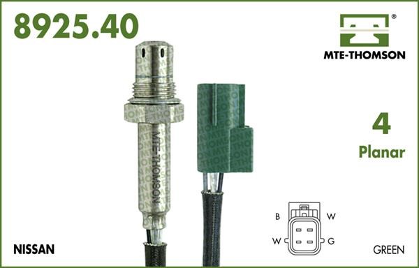 MTE-Thomson 8925.40.030 Lambda Sensor 892540030: Buy near me in Poland at 2407.PL - Good price!