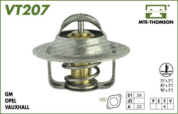 MTE-Thomson VT207.80 Thermostat, coolant VT20780: Buy near me in Poland at 2407.PL - Good price!