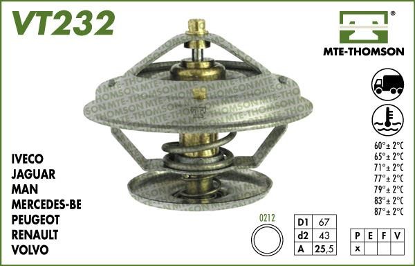 MTE-Thomson VT23279 Thermostat, coolant VT23279: Buy near me in Poland at 2407.PL - Good price!