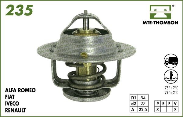 MTE-Thomson VT23575 Thermostat, coolant VT23575: Buy near me in Poland at 2407.PL - Good price!