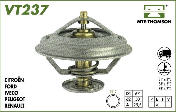 MTE-Thomson VT23781 Thermostat, coolant VT23781: Buy near me in Poland at 2407.PL - Good price!
