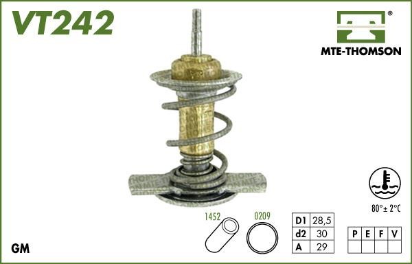 MTE-Thomson VT24280 Thermostat, coolant VT24280: Buy near me in Poland at 2407.PL - Good price!