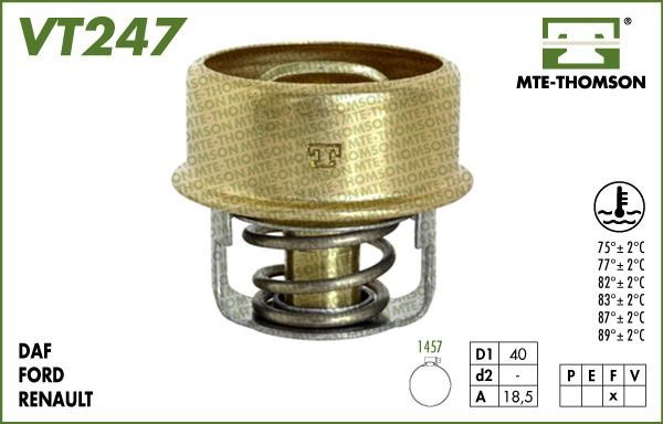 MTE-Thomson VT24775 Термостат, охолоджувальна рідина VT24775: Приваблива ціна - Купити у Польщі на 2407.PL!