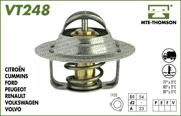 MTE-Thomson VT24887 Thermostat, coolant VT24887: Buy near me in Poland at 2407.PL - Good price!