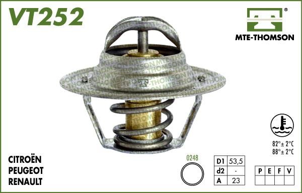 MTE-Thomson VT25289 Thermostat, coolant VT25289: Buy near me in Poland at 2407.PL - Good price!