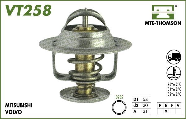MTE-Thomson VT258.65 Thermostat, coolant VT25865: Buy near me in Poland at 2407.PL - Good price!