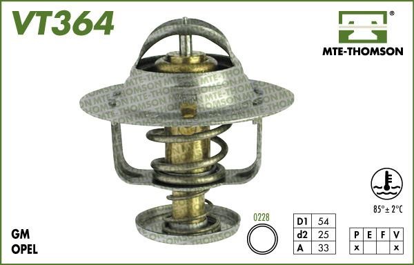 MTE-Thomson VT36485 Thermostat, coolant VT36485: Buy near me in Poland at 2407.PL - Good price!