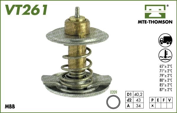 MTE-Thomson VT26187 Thermostat, coolant VT26187: Buy near me in Poland at 2407.PL - Good price!
