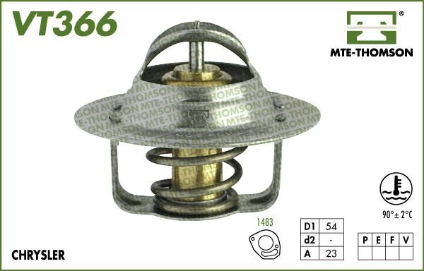MTE-Thomson VT36690 Thermostat, coolant VT36690: Buy near me in Poland at 2407.PL - Good price!