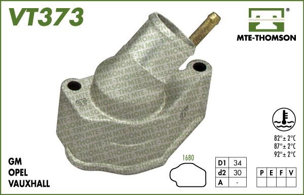 MTE-Thomson VT37392 Thermostat, coolant VT37392: Buy near me in Poland at 2407.PL - Good price!