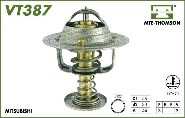 MTE-Thomson VT38782 Thermostat, coolant VT38782: Buy near me in Poland at 2407.PL - Good price!