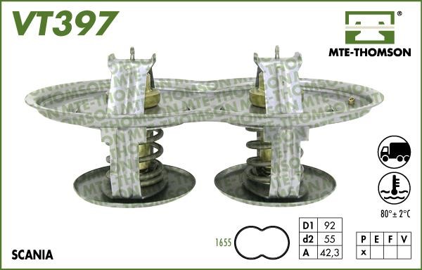 MTE-Thomson VT39780 Thermostat, coolant VT39780: Buy near me in Poland at 2407.PL - Good price!