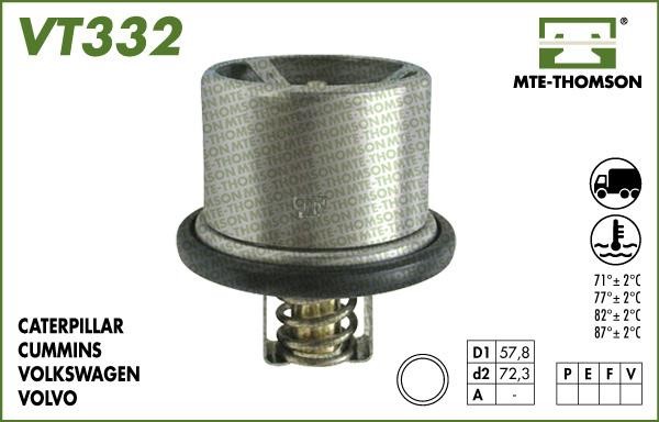 MTE-Thomson VT33282 Thermostat, coolant VT33282: Buy near me in Poland at 2407.PL - Good price!