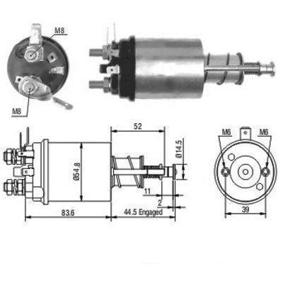 Hoffer 46021 Solenoid switch, starter 46021: Buy near me in Poland at 2407.PL - Good price!