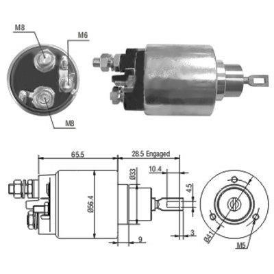 Hoffer 46035 Реле стартера втягивающее 46035: Отличная цена - Купить в Польше на 2407.PL!