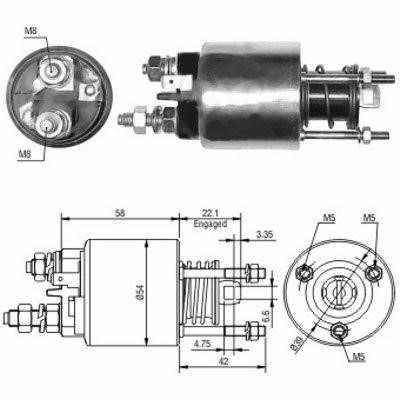 Hoffer 46047 Solenoid switch, starter 46047: Buy near me in Poland at 2407.PL - Good price!