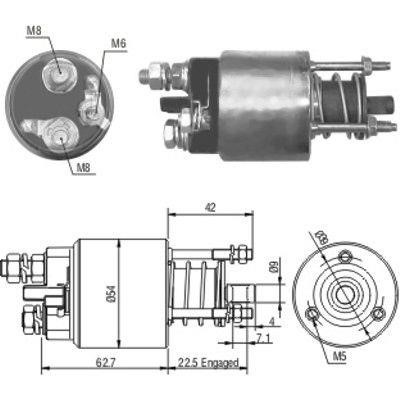 Hoffer 46051 Solenoid switch, starter 46051: Buy near me in Poland at 2407.PL - Good price!