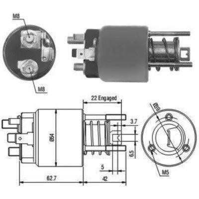 Hoffer 46111 Solenoid switch, starter 46111: Buy near me in Poland at 2407.PL - Good price!