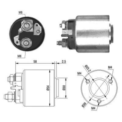 Hoffer 46011 Solenoid switch, starter 46011: Buy near me at 2407.PL in Poland at an Affordable price!