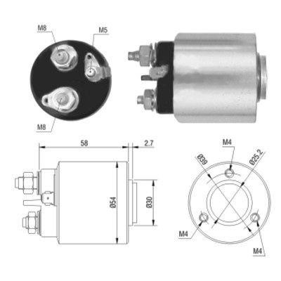 Hoffer 46013 Solenoid switch, starter 46013: Buy near me in Poland at 2407.PL - Good price!