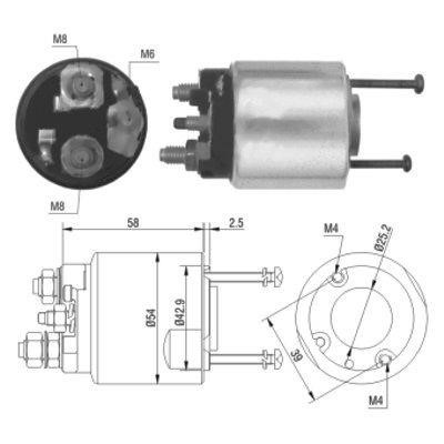 Hoffer 46016 Solenoid switch, starter 46016: Buy near me in Poland at 2407.PL - Good price!