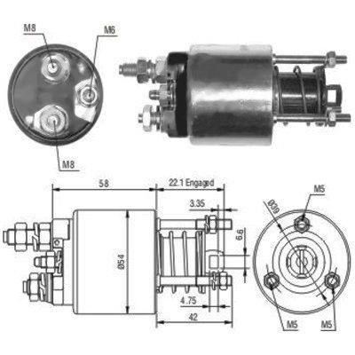 Hoffer 46077 Solenoid switch, starter 46077: Buy near me in Poland at 2407.PL - Good price!