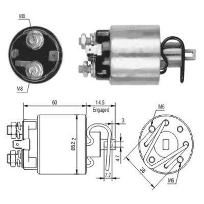 Hoffer 46089 Solenoid switch, starter 46089: Buy near me in Poland at 2407.PL - Good price!