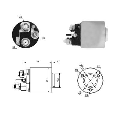 Hoffer 46288 Solenoid switch, starter 46288: Buy near me in Poland at 2407.PL - Good price!