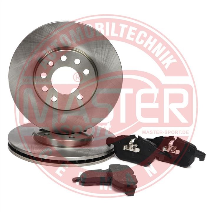 Master-sport 202501410 Front ventilated brake discs with pads, set 202501410: Buy near me in Poland at 2407.PL - Good price!
