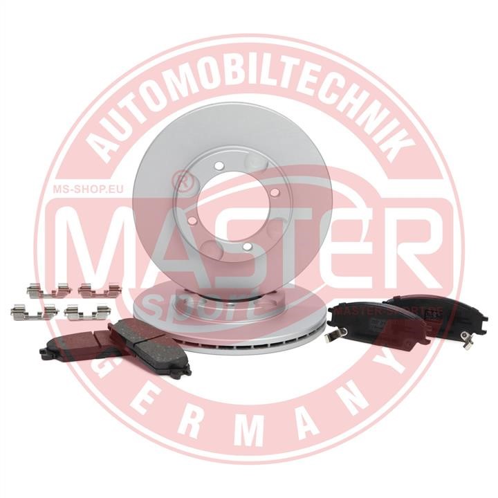 Master-sport 201901110 Диски тормозные с колодками передние вентилируемые, комплект 201901110: Отличная цена - Купить в Польше на 2407.PL!