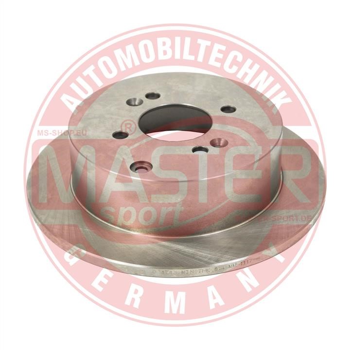 Master-sport 24011003121PCSMS Rear brake disc, non-ventilated 24011003121PCSMS: Buy near me in Poland at 2407.PL - Good price!