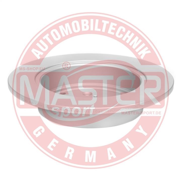 Master-sport 24011101681PCSMS Rear brake disc, non-ventilated 24011101681PCSMS: Buy near me in Poland at 2407.PL - Good price!