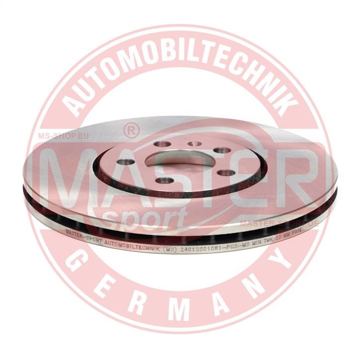 Master-sport 24012501081PCSMS Тормозной диск передний вентилируемый 24012501081PCSMS: Отличная цена - Купить в Польше на 2407.PL!