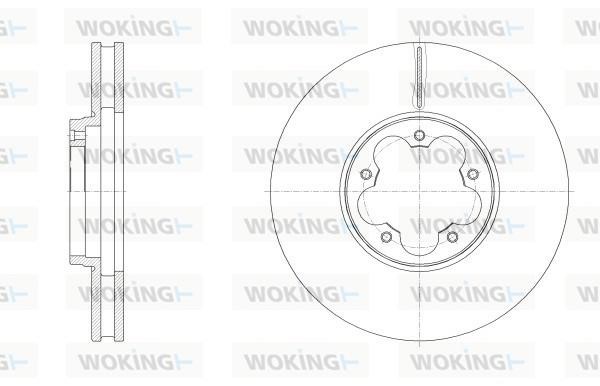 Woking D62559.10 Тормозные колодки дисковые, комплект D6255910: Отличная цена - Купить в Польше на 2407.PL!