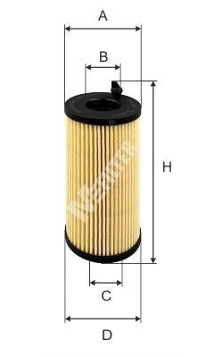 M-Filter TE 4059 Oil Filter TE4059: Buy near me in Poland at 2407.PL - Good price!