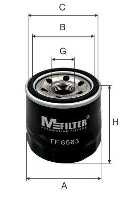M-Filter TF 6563 Фільтр масляний TF6563: Приваблива ціна - Купити у Польщі на 2407.PL!