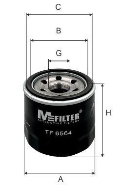M-Filter TF 6564 Oil Filter TF6564: Buy near me in Poland at 2407.PL - Good price!