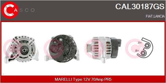 Casco CAL30187GS Alternator CAL30187GS: Buy near me in Poland at 2407.PL - Good price!