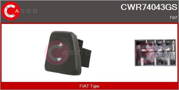 Casco CWR74043GS Power window button CWR74043GS: Buy near me in Poland at 2407.PL - Good price!