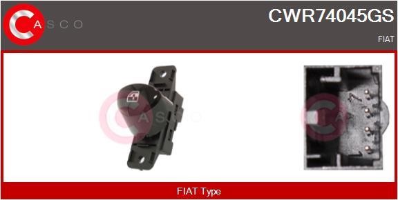Casco CWR74045GS Кнопка стеклоподъёмника CWR74045GS: Отличная цена - Купить в Польше на 2407.PL!