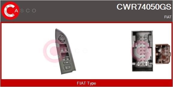 Casco CWR74050GS Кнопка склопідіймача CWR74050GS: Купити у Польщі - Добра ціна на 2407.PL!