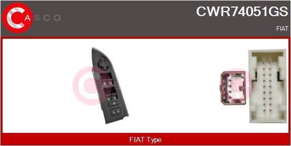 Casco CWR74051GS Кнопка склопідіймача CWR74051GS: Купити у Польщі - Добра ціна на 2407.PL!