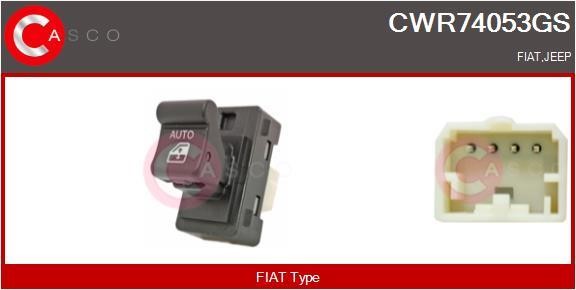 Casco CWR74053GS Power window button CWR74053GS: Buy near me in Poland at 2407.PL - Good price!